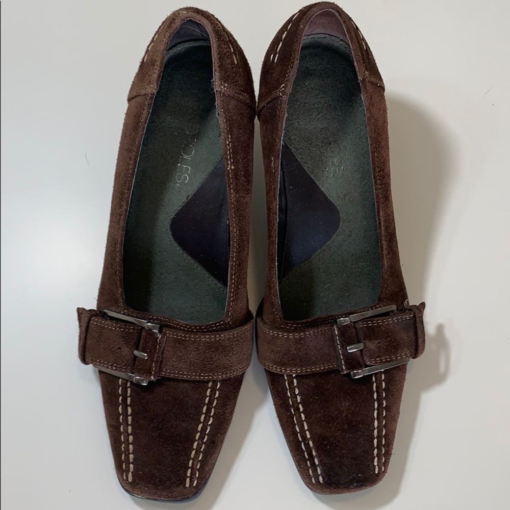 Aerosoles 7.5 brown heels